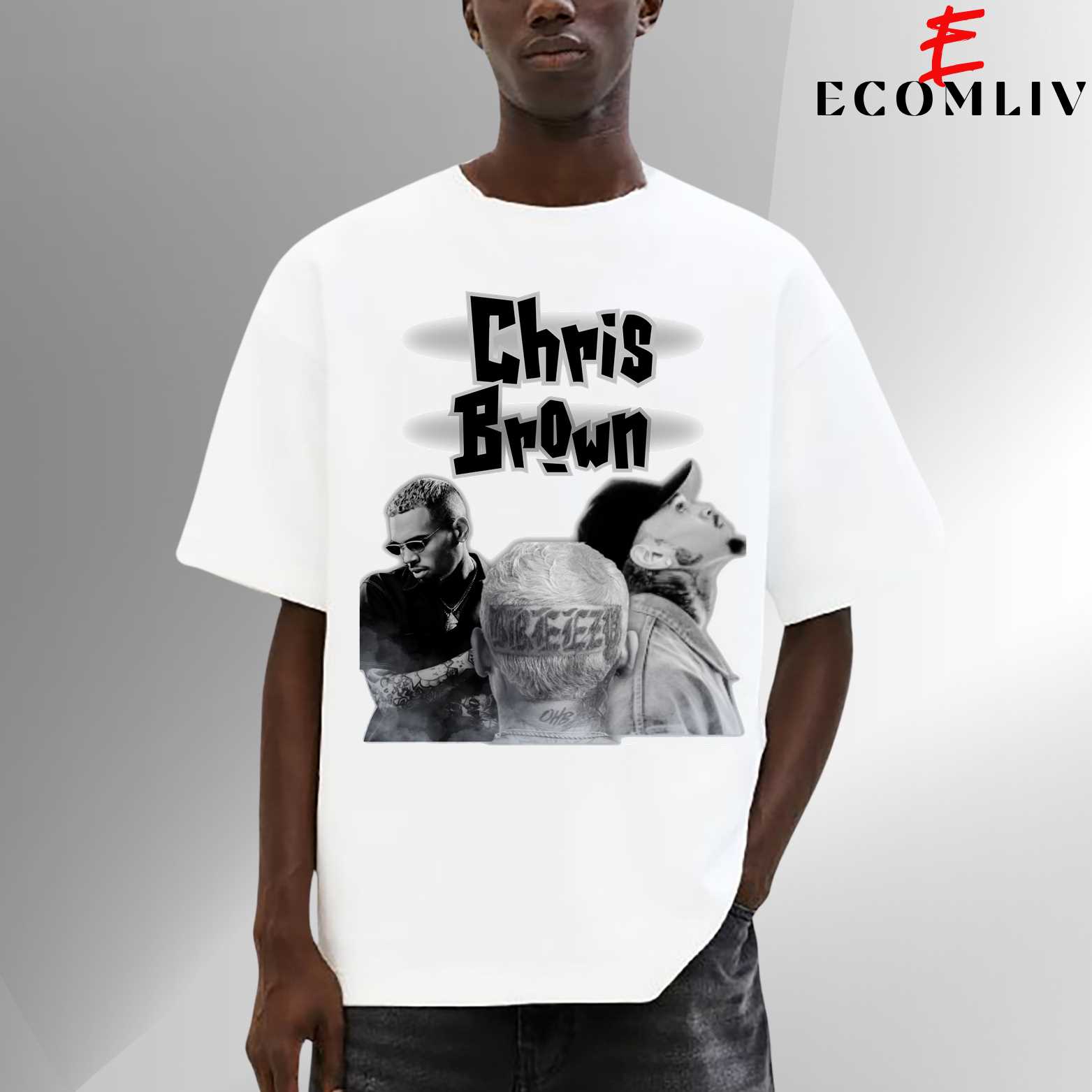 Retro Chris Brown T-Shirt, Hip Hop Vibe Tee
